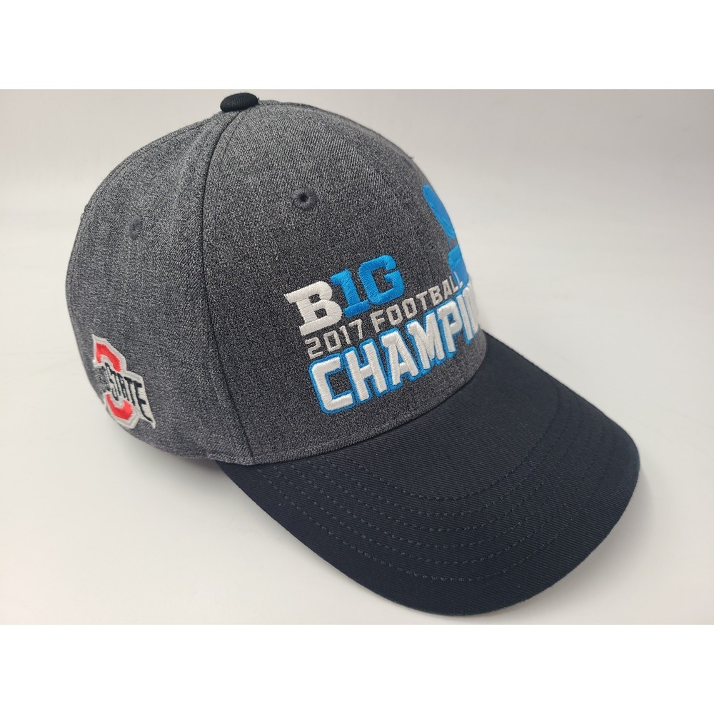 Ohio State Buckeyes 2017 Big‎ Ten Football Champions Snapback Hat Cap NCAA Gray